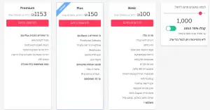 מחירים של אקטיב טרייל